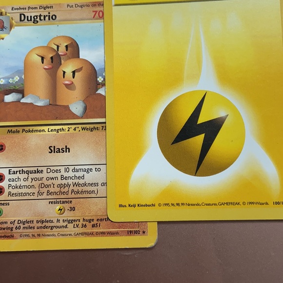 set of 24: 1999 wizards Pokémon cards + energy cards - Picture 7 of 8